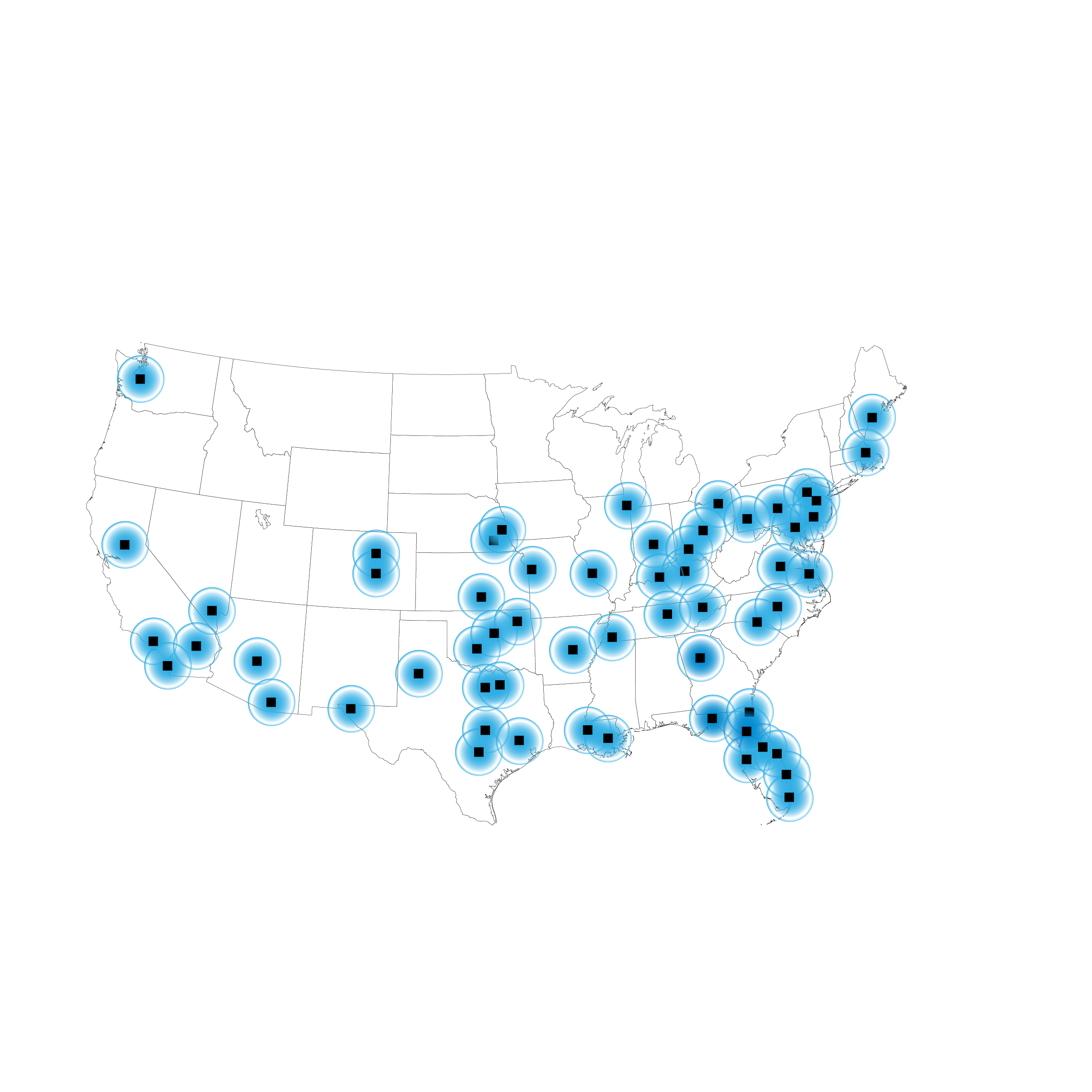 Master Map of Elitek NA Regions